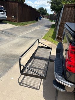 Hitch Haul 60-Inch x 19-1/4-Inch Hitch Cargo Carrier for 2" Hitches - 500 lbs  Capacity - Matte Black