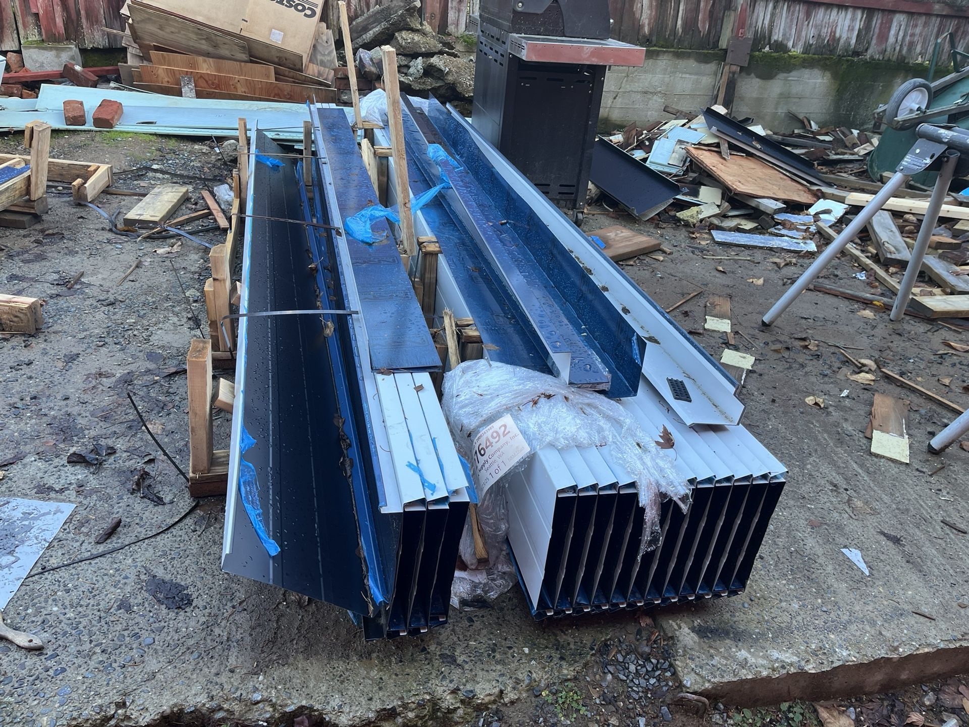 Standing Seam Metal Roof Panels - NuRay NRM-2000 Black 12’ length 