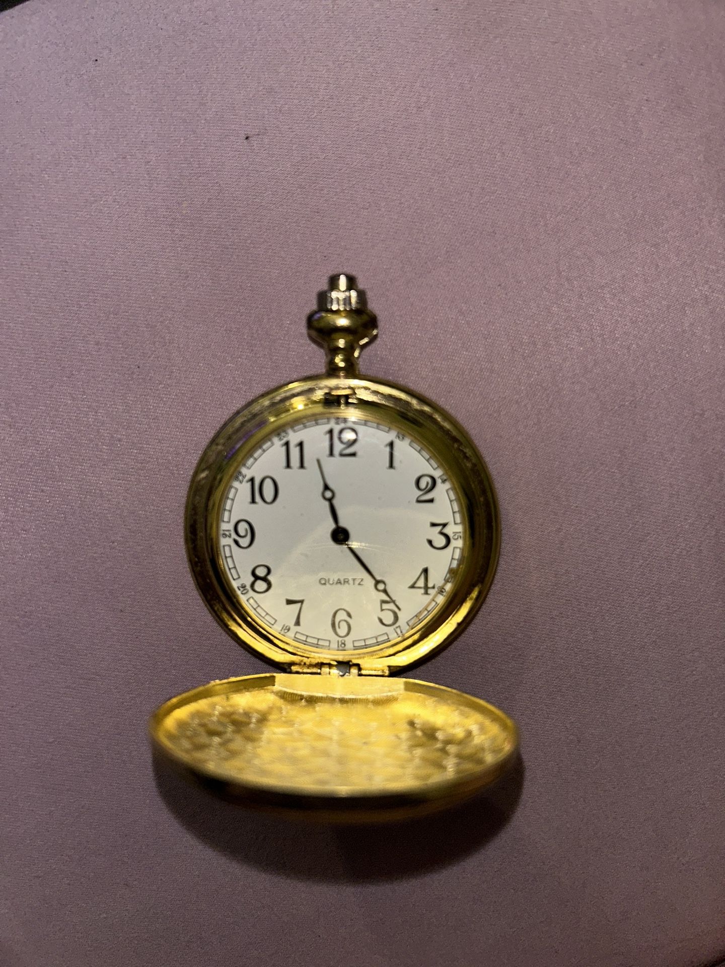 Gold Quartz Antique Pocket Watch