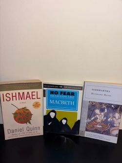 Book Bundle – Macbeth, Siddhartha & Ishmael