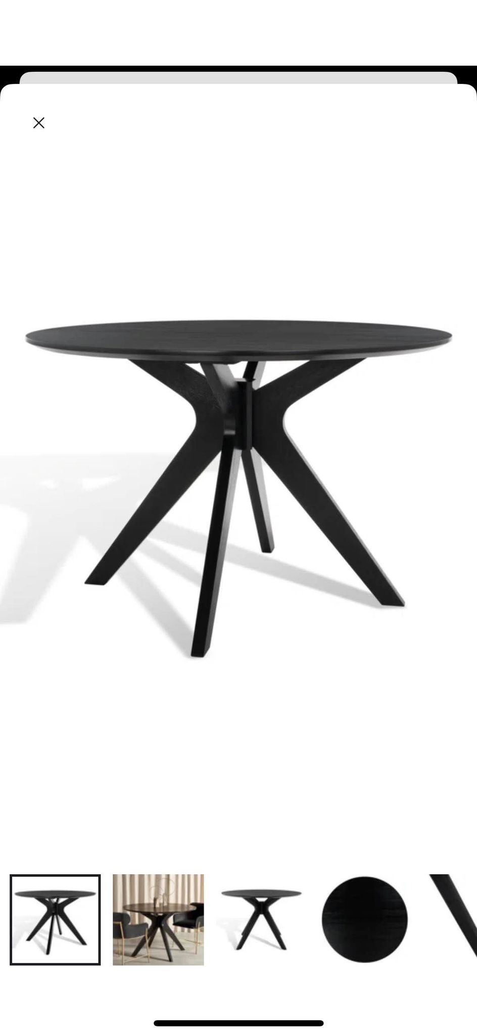 Small Wood Dinning Table