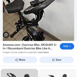 Folding Exercise bike, 5 In 1