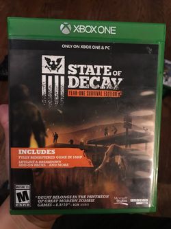State of Decay Xbox One Game