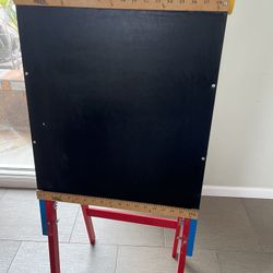  Kids /Adults White Board , Chalk Board And Paper - Three In One Combo Easl U