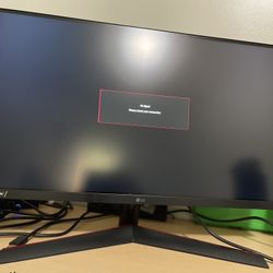 LG 27” 144Hz Gaming Monitor