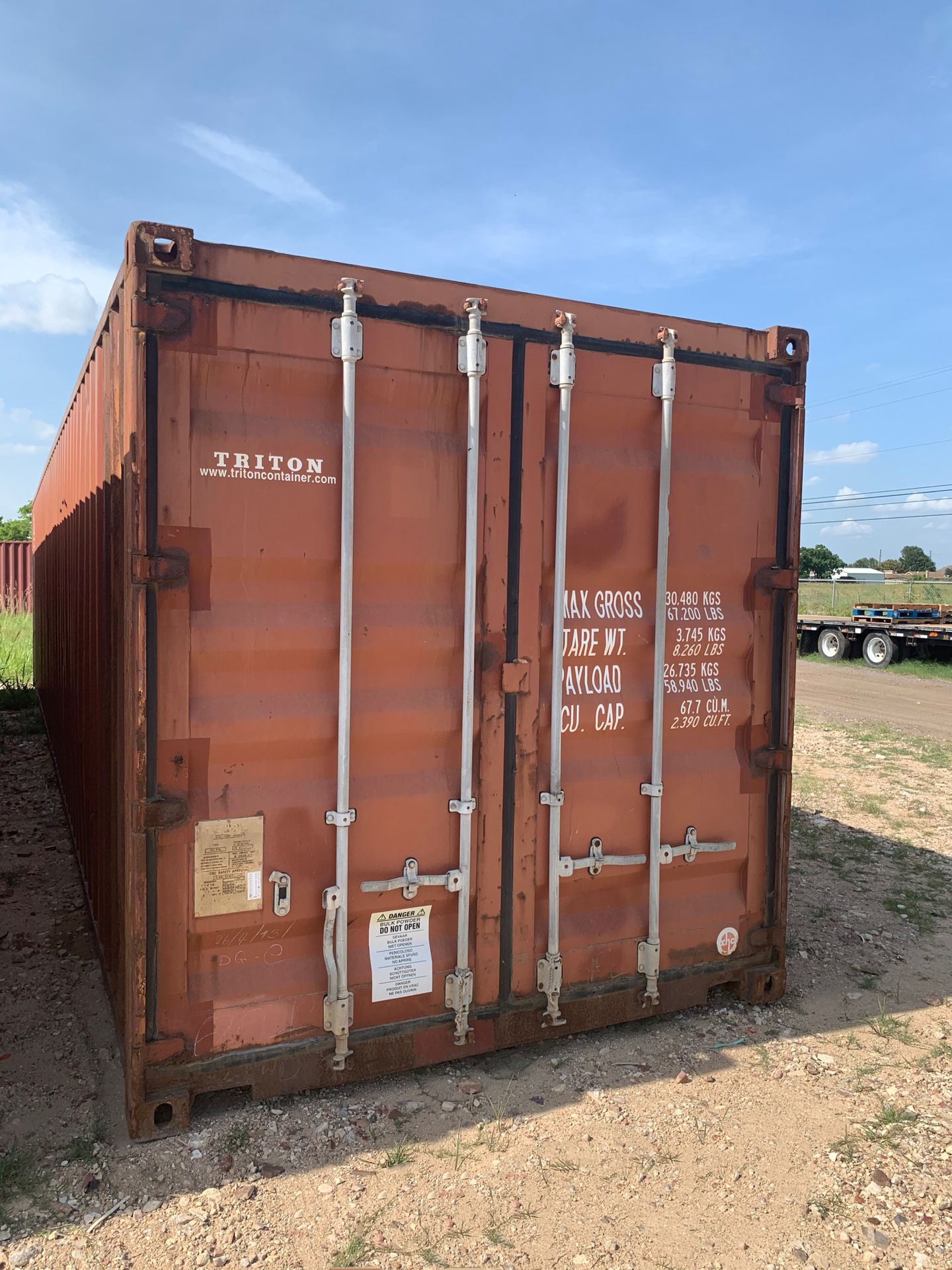 40’ Standard TRITON Storage Container