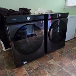Samsung Bespoke Washer & Dryer Set – Brushed Black