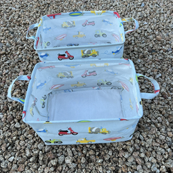 Fabric Toys Storage , Set of 2