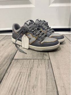 Bathing Ape Bape sk8 Grey metalic gold colorway