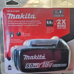 New Makita 6.0ah LXT battery