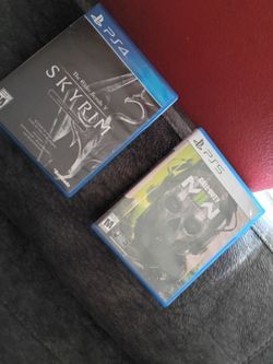 Ps4, PS5 games.