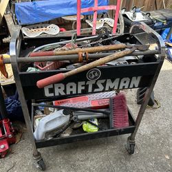 Tool cart with everything on it