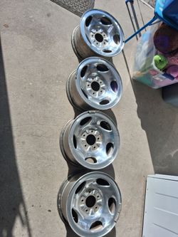 (4) 5 lugs pattern Ford truck 1(contact info removed)  rims