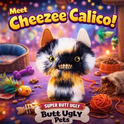 Fuggler Calico Cat Cheezee