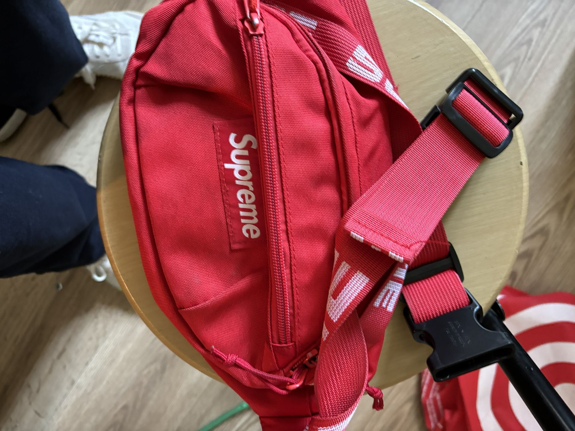 Supreme Red Fanny Pack 