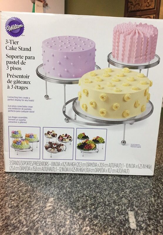 3 tier cake stand