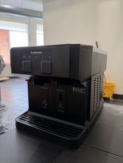 Scotsman HID207ABX-1 Meridian Push-Button Compact Countertop Nugget Ice & Water Dispenser.