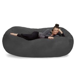 Sofa Sack Bean Bag Lounger - Plush Bean Bag Sofas with Super Soft Microsuede Cover - XL Memory Foam Stuffed Lounger Chairs for Kids, Adults, Couples -