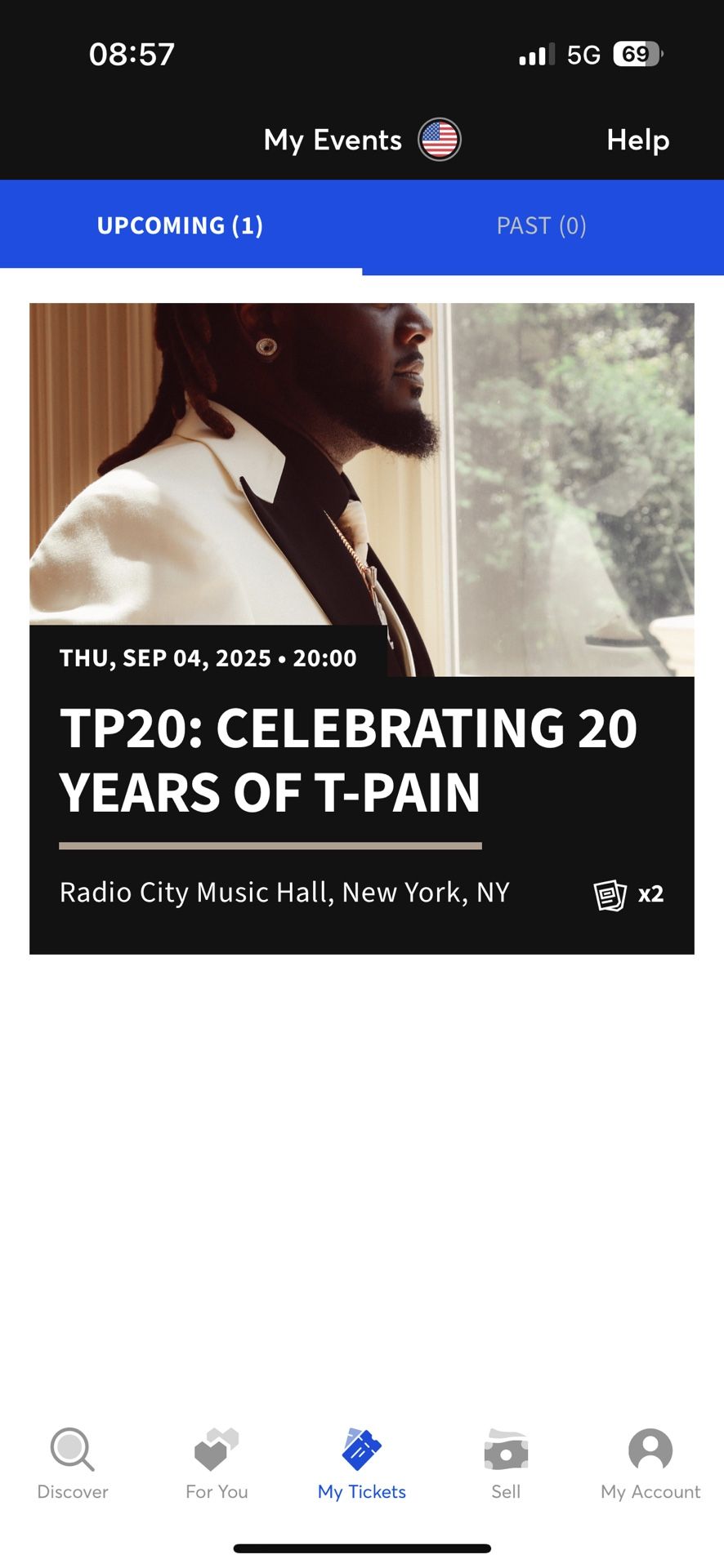 T-Pain concert tickets Radio City Music Hall New York, NY