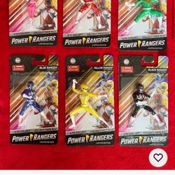 Lot POWER RANGERS MINI FIGURINE FIGURE RED PINK - Limited Edition - SET ‼️ Price Is FIRM ‼️