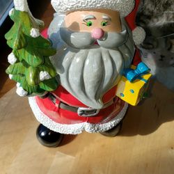 New Christmas Decoration of Santa w/Tree 