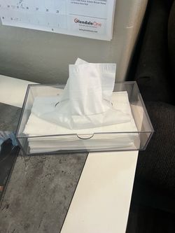 Clear Kleenex box