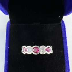 CZ Silver Eternity Ring