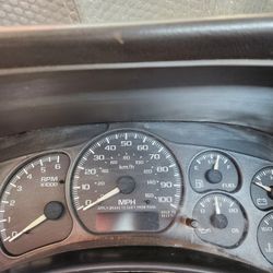 Chevy Truck Instrument Cluster