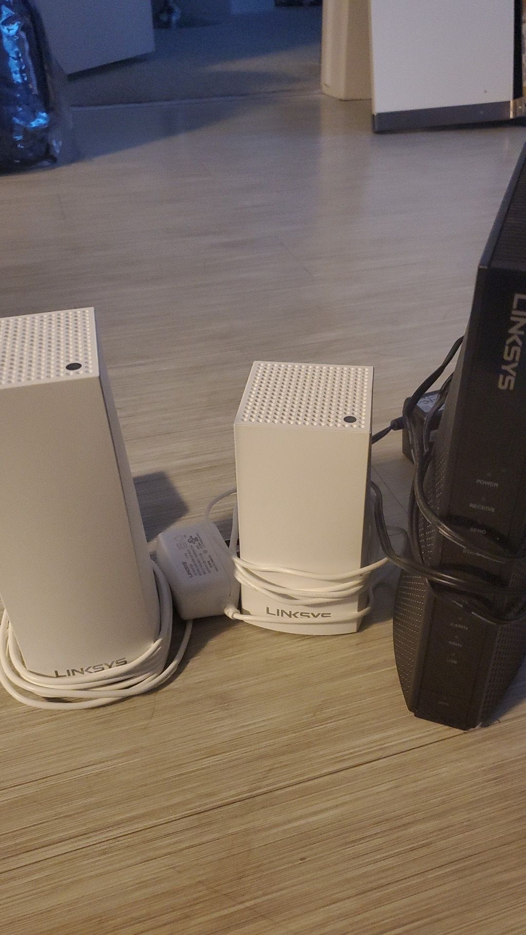 Linksys imesh velop routers + linksys cable modem