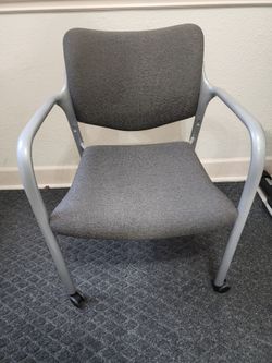 Gray rolling office/desk chair