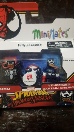 Mini mates venom venomized captain America