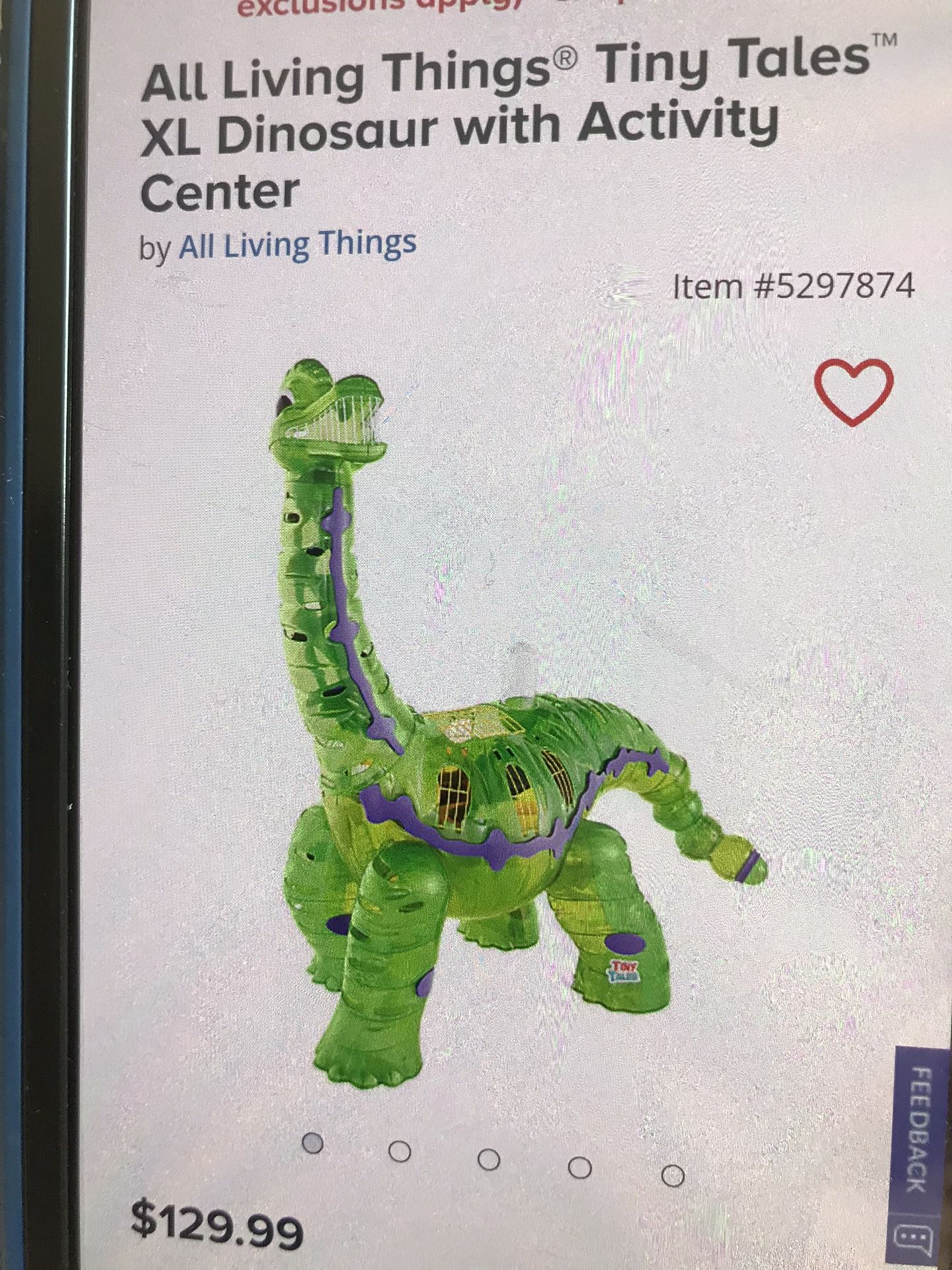 Tiny Tales XL Dinosaur Hamster Activity Center for Sale in Humble TX OfferUp