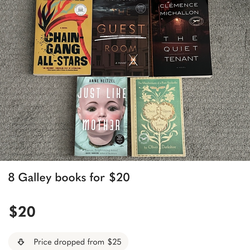 8 Galley books for $20
