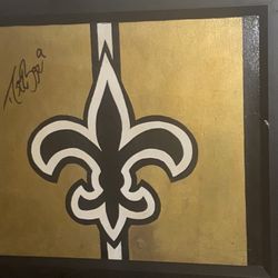Drew Brees Signature Canvas 