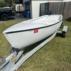 Sailboat 16’ With Trailer. Titles Included.