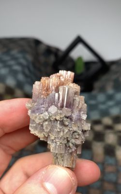 Funky Purple-Red Spanish Aragonite Crystal