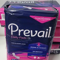 Lot Of 3 Prevail Ultimate Bladder Control Daily Pads (Pack of 33) (PV-923)