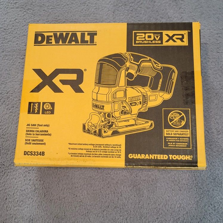 New Dewalt Jigsaw And 5/8" Sds Plus Hammer Drill