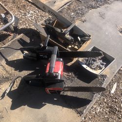3 Electric Chain Saws