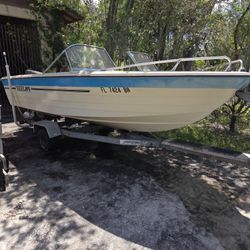 16 Foot Boat With a 2006 90 HP Yamaha