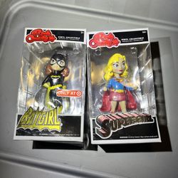 Funko Pop Classic Batgirl And Supergirl Figures 