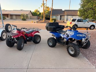 2004 Kawasaki Bayou and Yamaha Trailboss