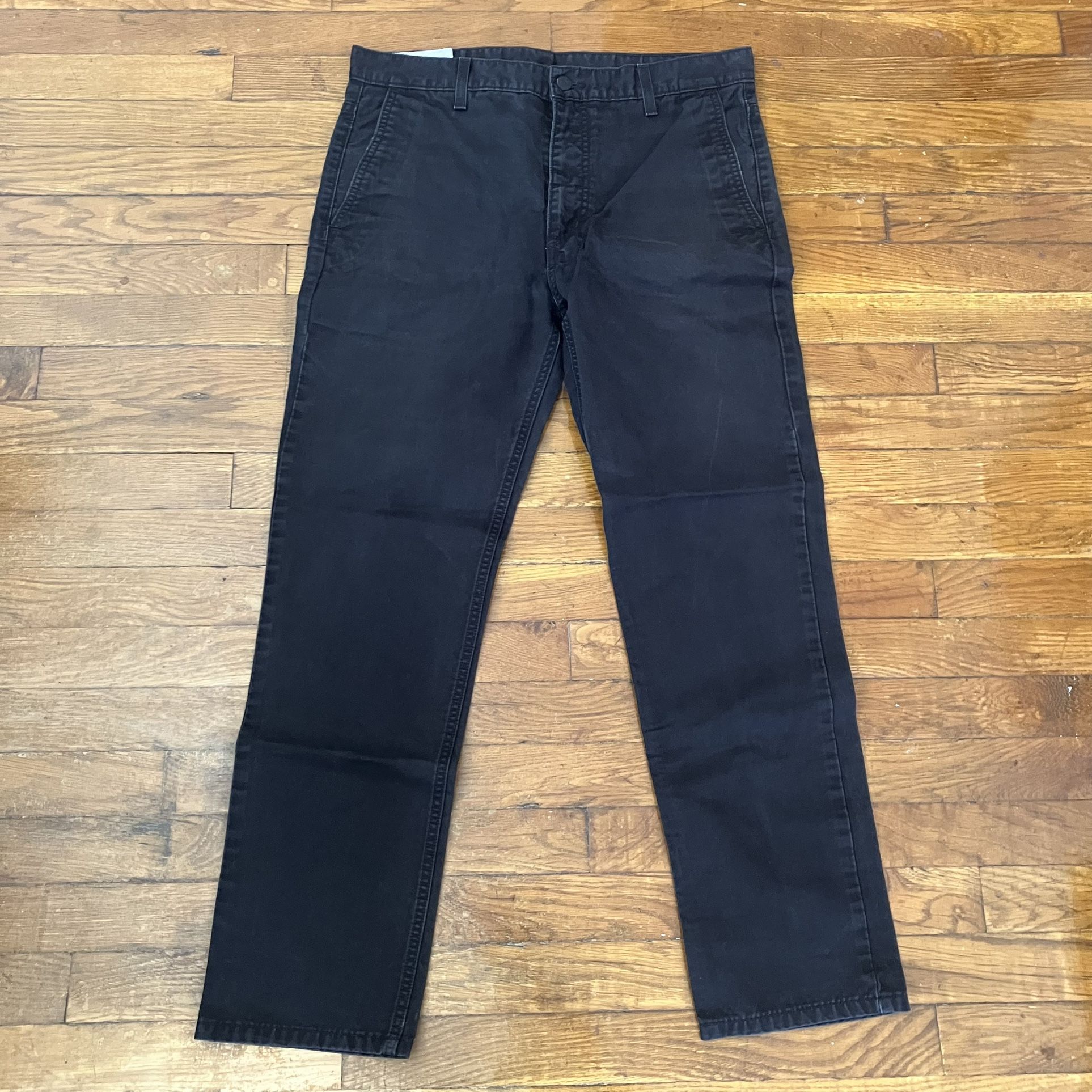 Levi’s 34x30 Men Black Pants Jeans Chinos