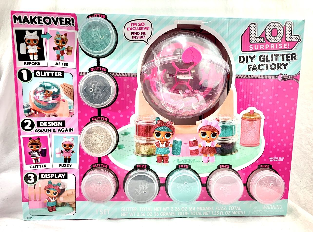 NEW - LOL SURPRISE DIY Glitter Factory Doll Do It Yourself