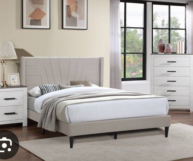 Queen Bed Frame With Mattress