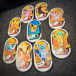 POKEMON TAGSTAR All Evee evolutions entire collection arcade tags