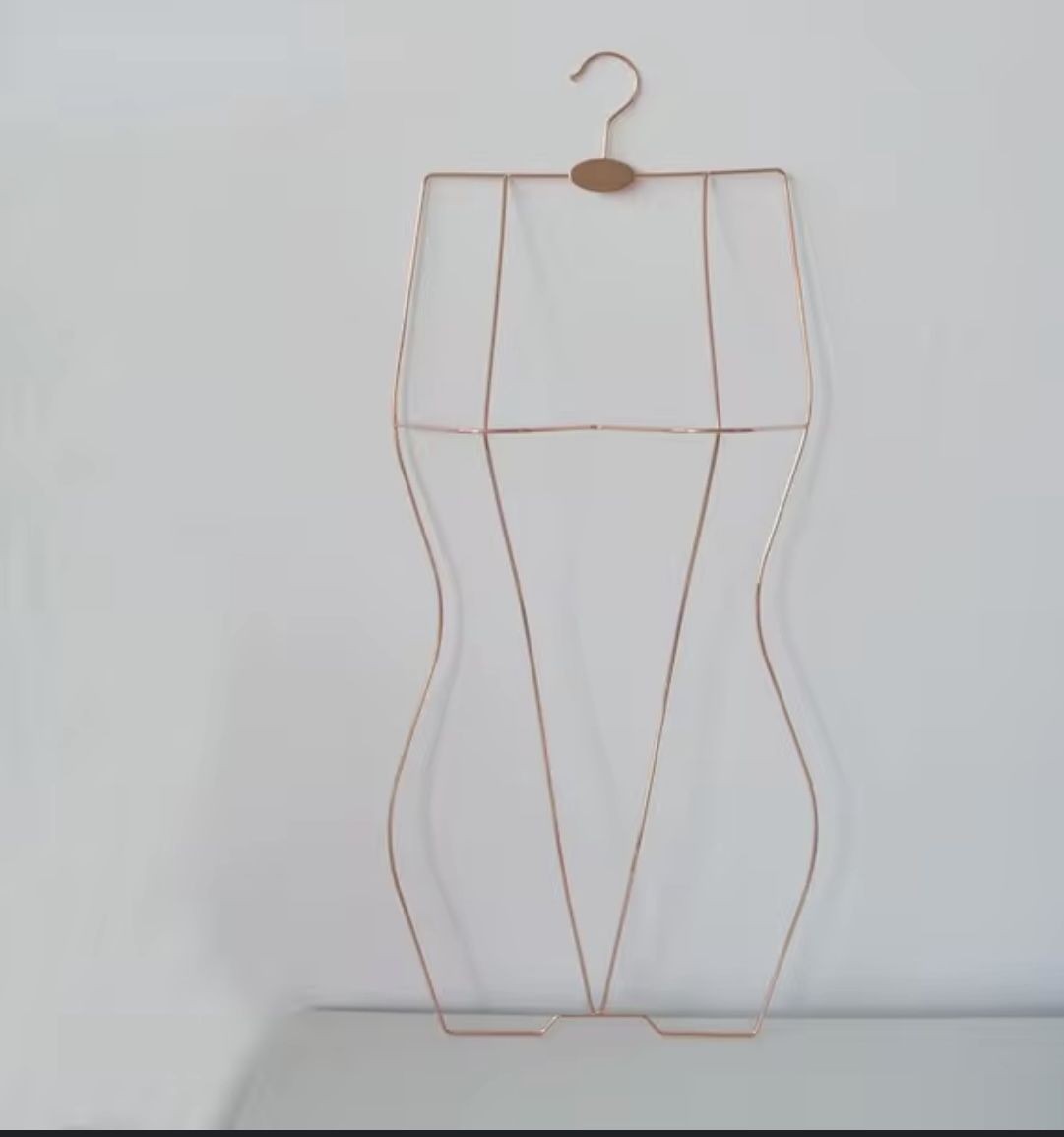 Boutique silhouette metal hanger