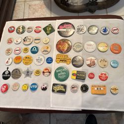 Fantastic  110  Different Pin Back Button Collection From 1980’s