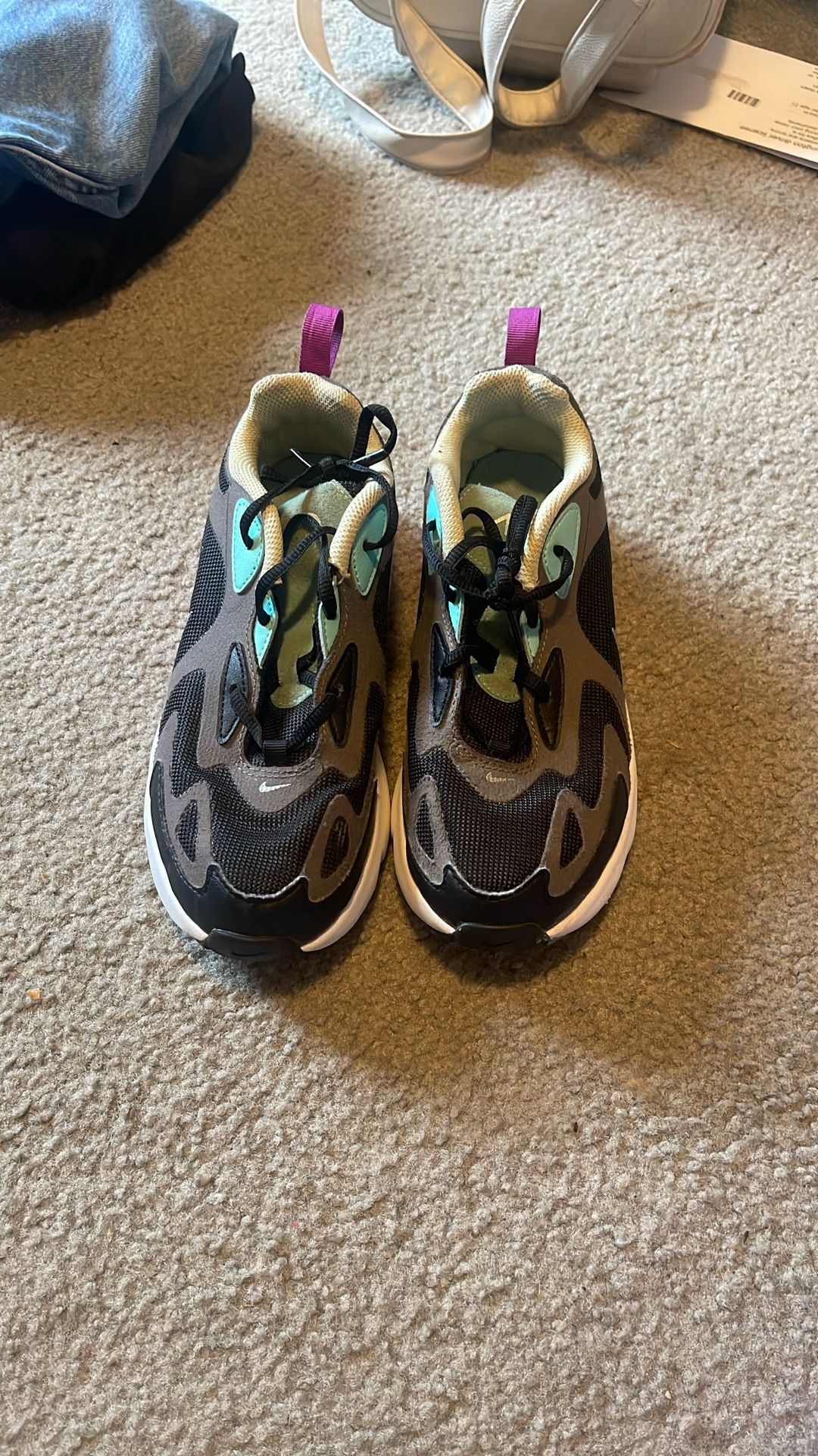 Nike Air Max 200 Black Silver and Pink