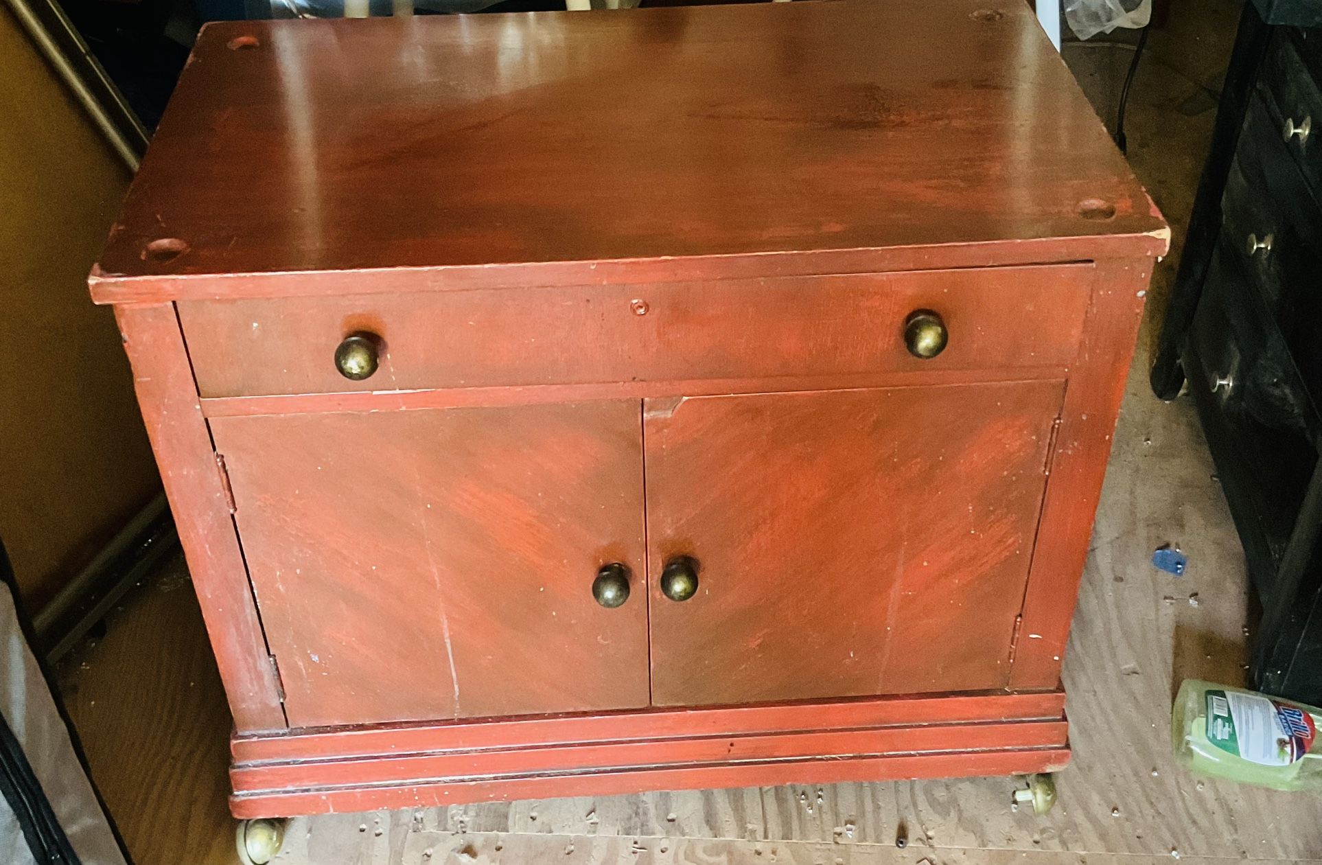 Neat cabinet it’s 24 inches tall 30 inches wife and 20 inches deep